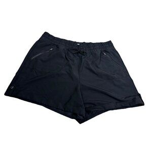 Tangerine XXL (Actual 37x4)Black Poly/Span Athletic Stretch Waistband Shorts EUC